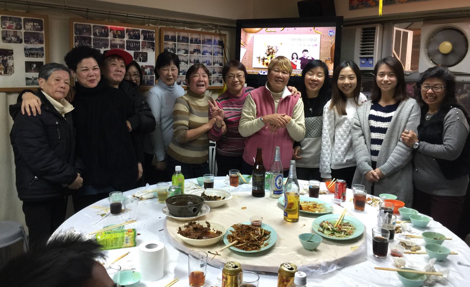 2016年2月1日( 食團年飯 ) 會長話華足十二金花